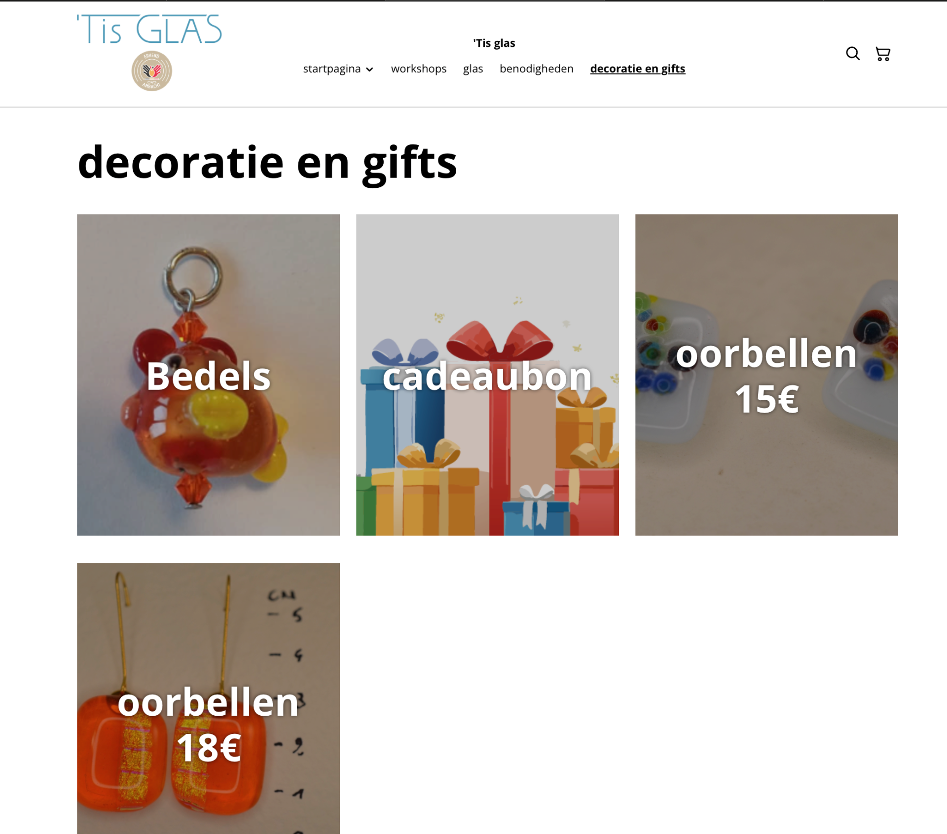 gifts en cadeaubonnen