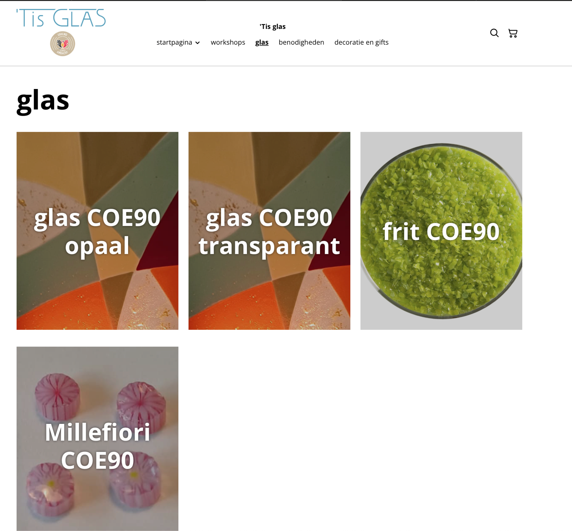 glasplaatjes en benodigdheden 