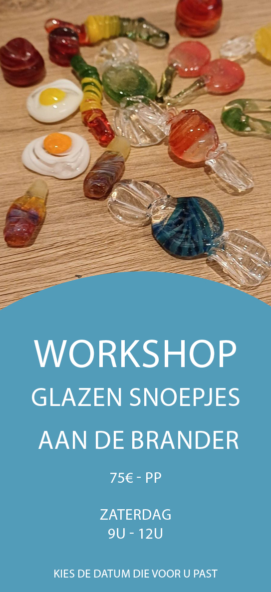 workshop glazen snoepjes